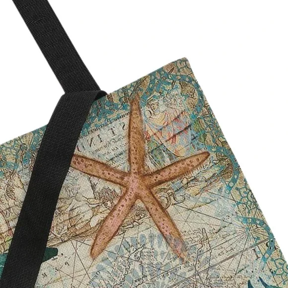 Turtle Tote Bag Tortiose Canvas Bag Sea Turtle Bag Shoulder Tote Bag Beach NEW - Picture 6 of 7